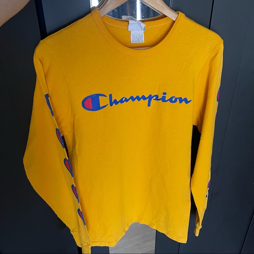 Champion long sleeve - yellow